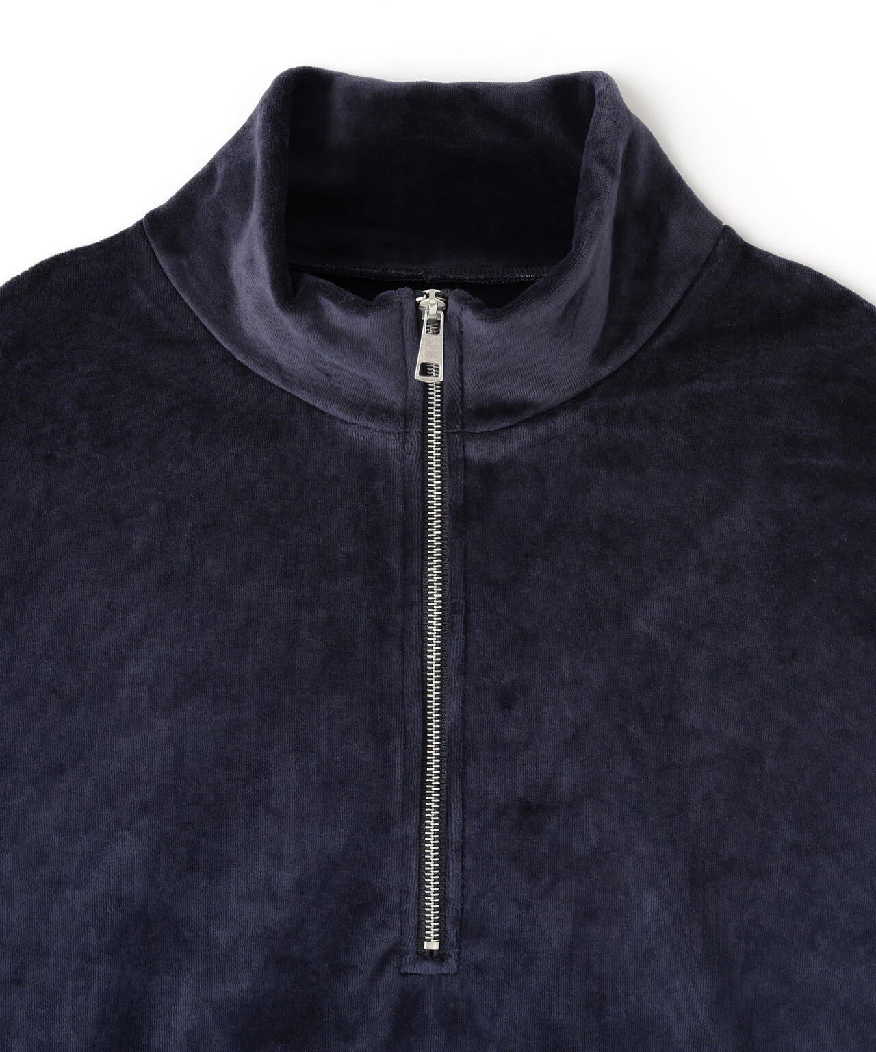DankeSchon/ダンケシェーン/W-FACE VELOUR HALF ZIP STAND | L.H.P
