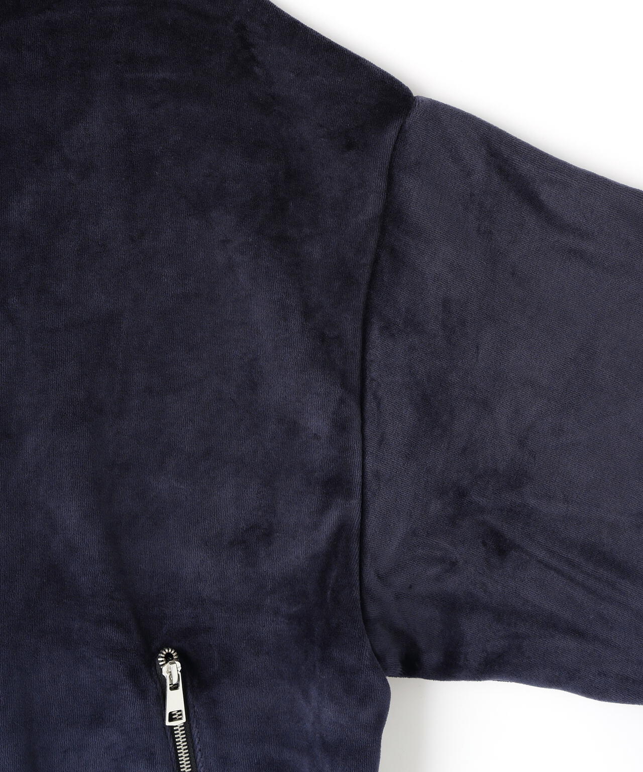 DankeSchon/ダンケシェーン/W-FACE VELOUR HALF ZIP STAND | L.H.P