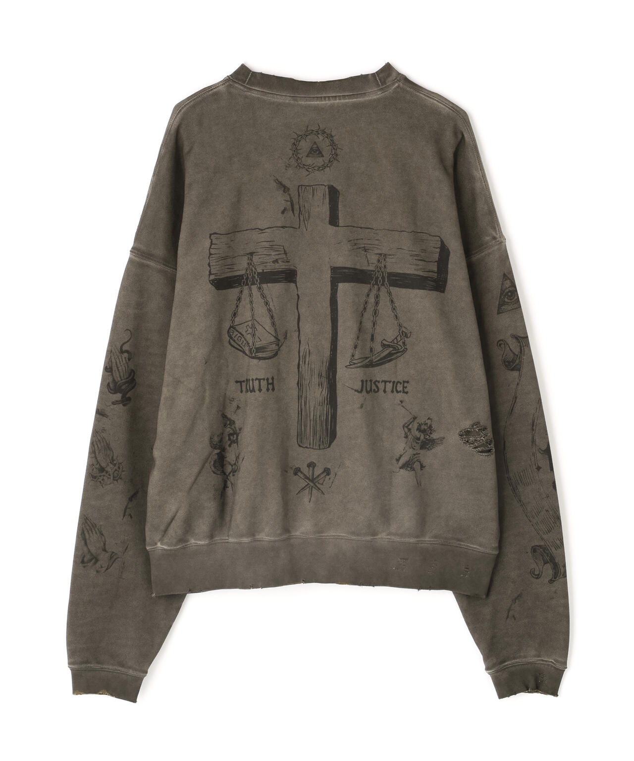 DankeSchon/ダンケシェーン/BURN CREWNECK SWEAT | L.H.P