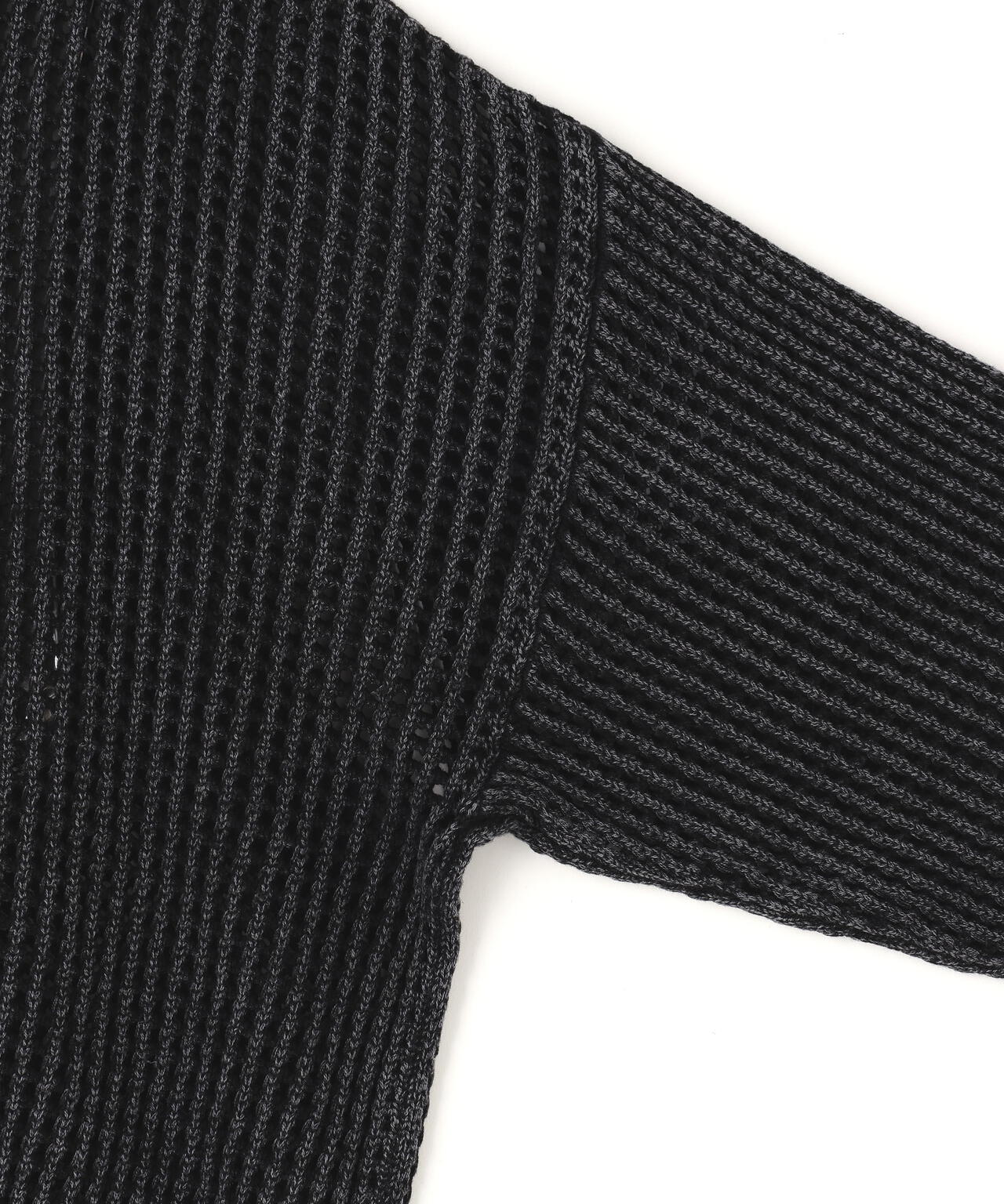 【WEB&DEPOT限定】DankeSchon/ダンケシェーン/CHEMICAL MESH KNIT CREWNECK