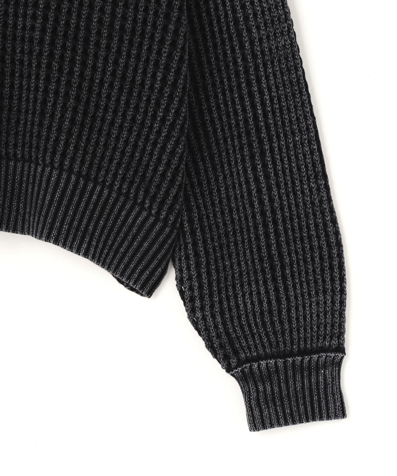 【WEB&DEPOT限定】DankeSchon/ダンケシェーン/CHEMICAL MESH KNIT CREWNECK