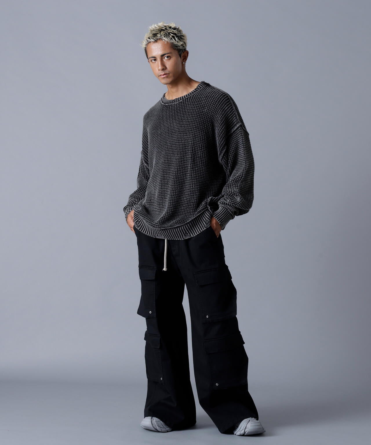 DankeSchon/ダンケシェーン/PIGMENT CHEMICAL AZE CREWNECK | L.H.P