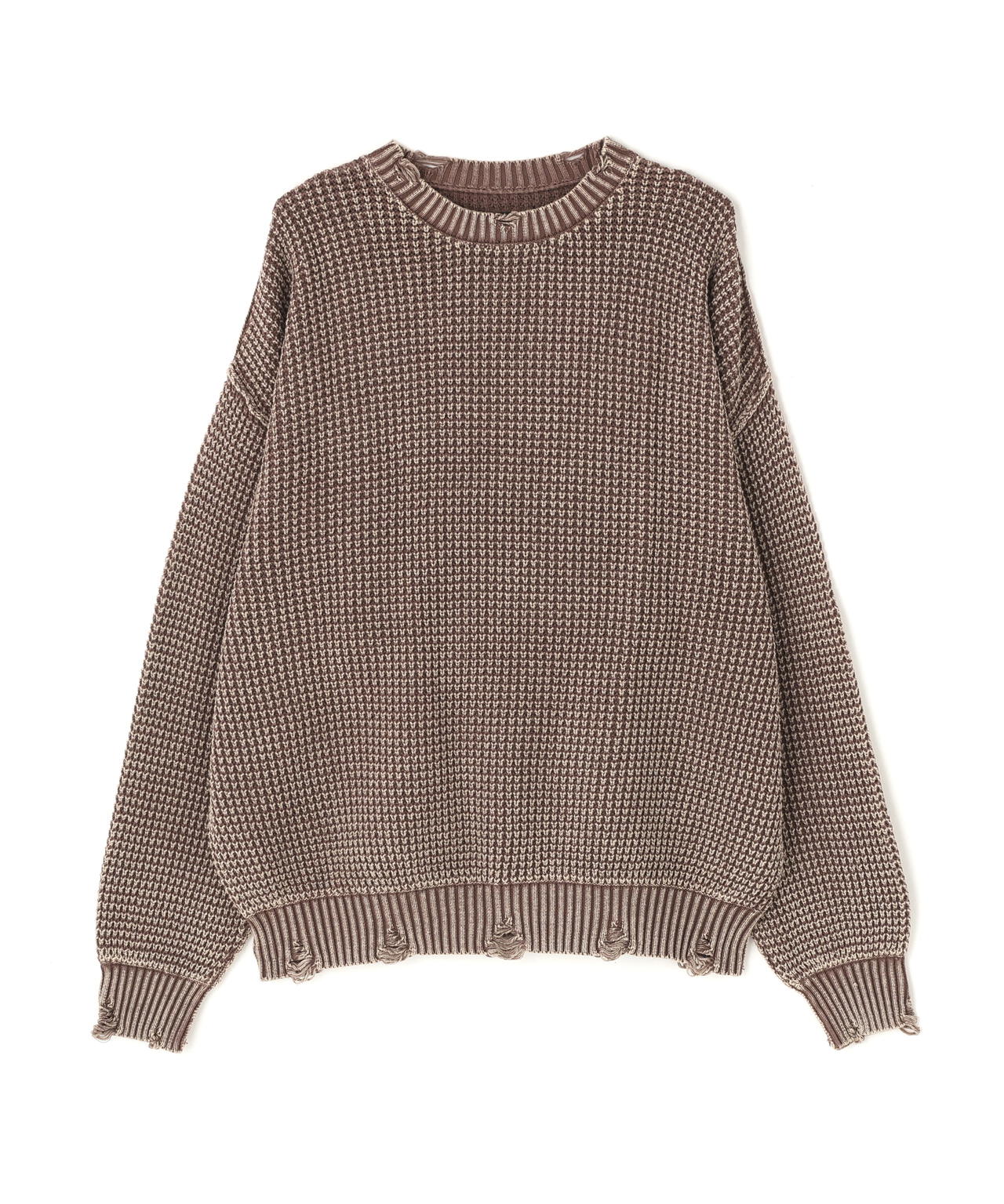 DankeSchon/ダンケシェーン/PIGMENT CHEMICAL AZE CREWNECK | L.H.P