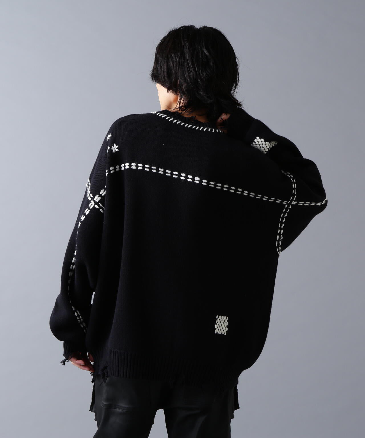 DankeSchon/ダンケシェーン/HAND STITCH KNIT CREWNECK | L.H.P