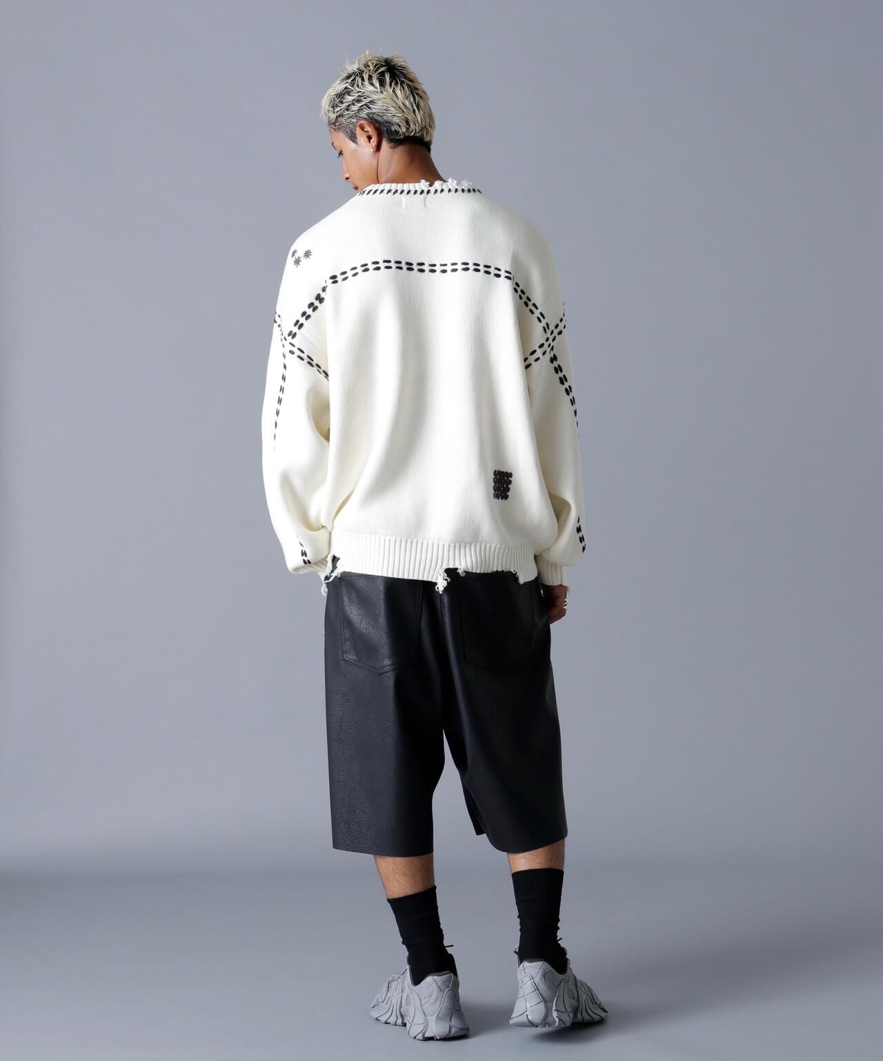ダンケシェーン DankeSchon/ダンケシェーン/HAND STITCH KNIT CREWNECK | L.H.P