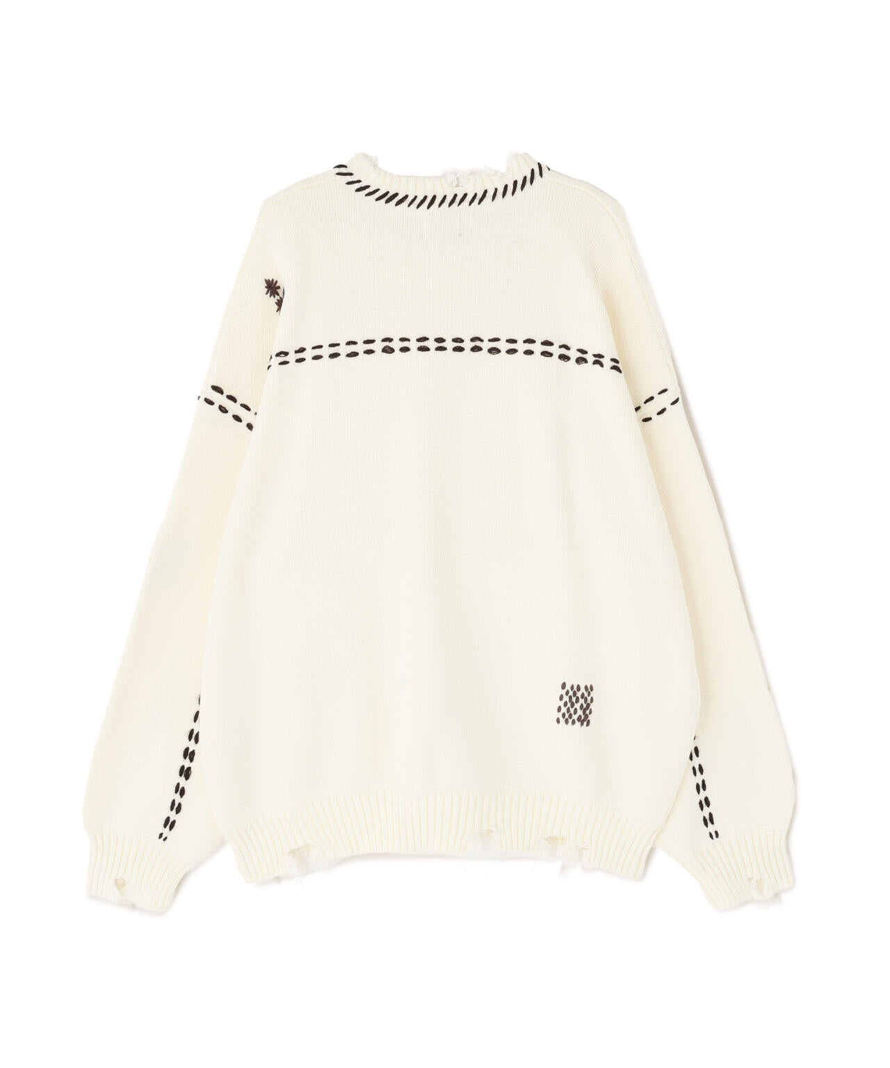 DankeSchon/ダンケシェーン/HAND STITCH KNIT CREWNECK | L.H.P