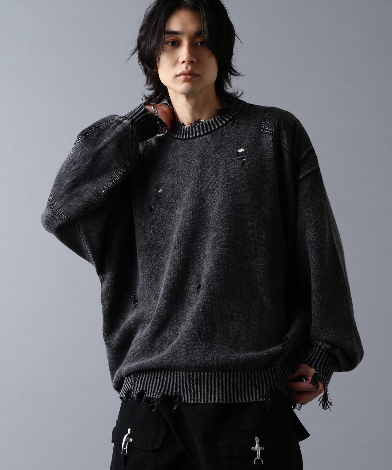 DankeSchon/ダンケシェーン/MILS KNIT CREWNECK | L.H.P