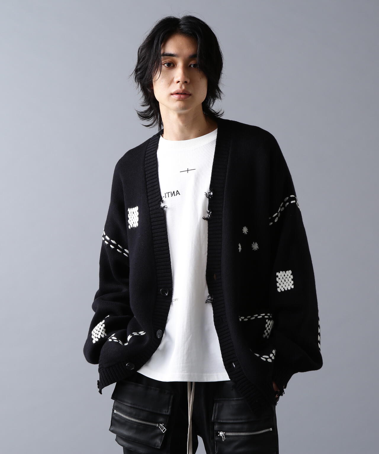 DankeSchon/ダンケシェーン/HAND STITCH KNIT CARDIGAN