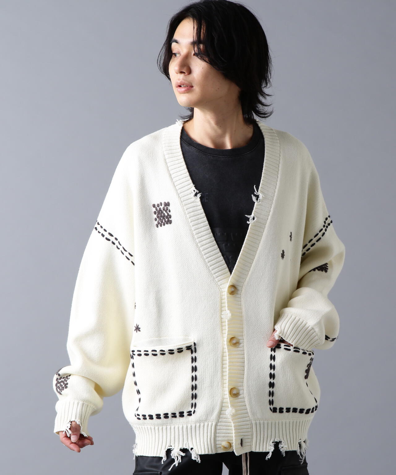 ダンケシェーン　カーディガン DankeSchon/ダンケシェーン/HAND STITCH KNIT CARDIGAN | L.H.P