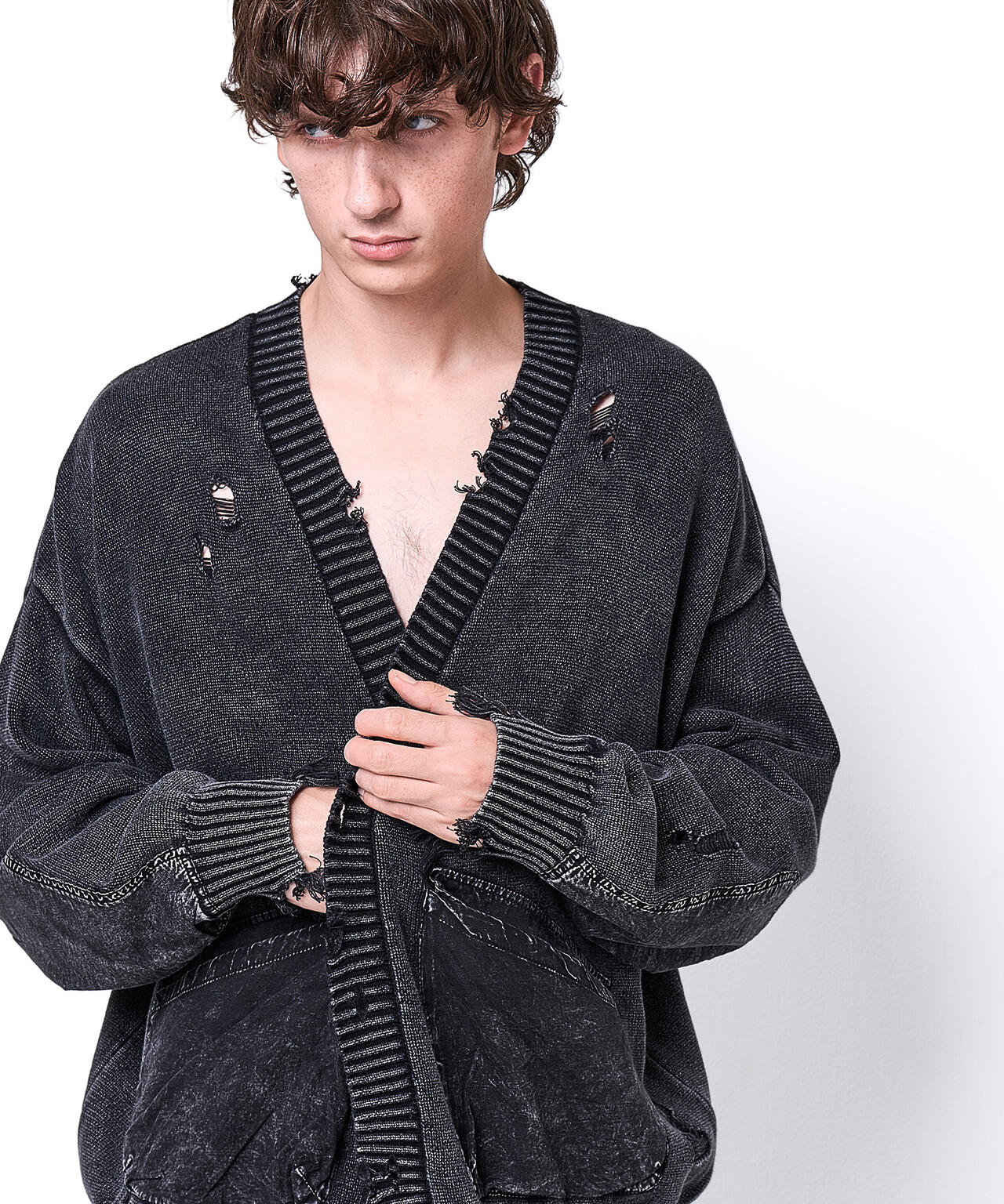 DankeSchon/ダンケシェーン/MILS KNIT CARDIGAN