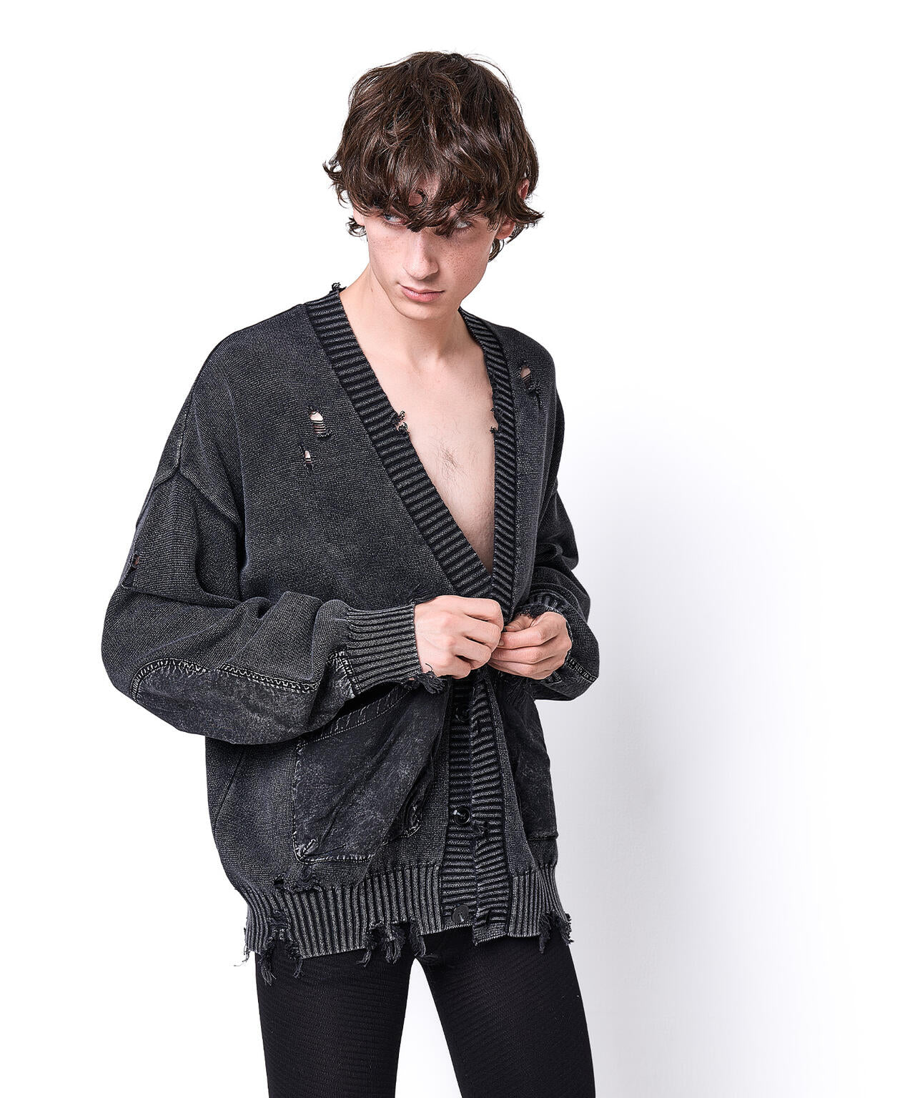 DankeSchon/ダンケシェーン/MILS KNIT CARDIGAN