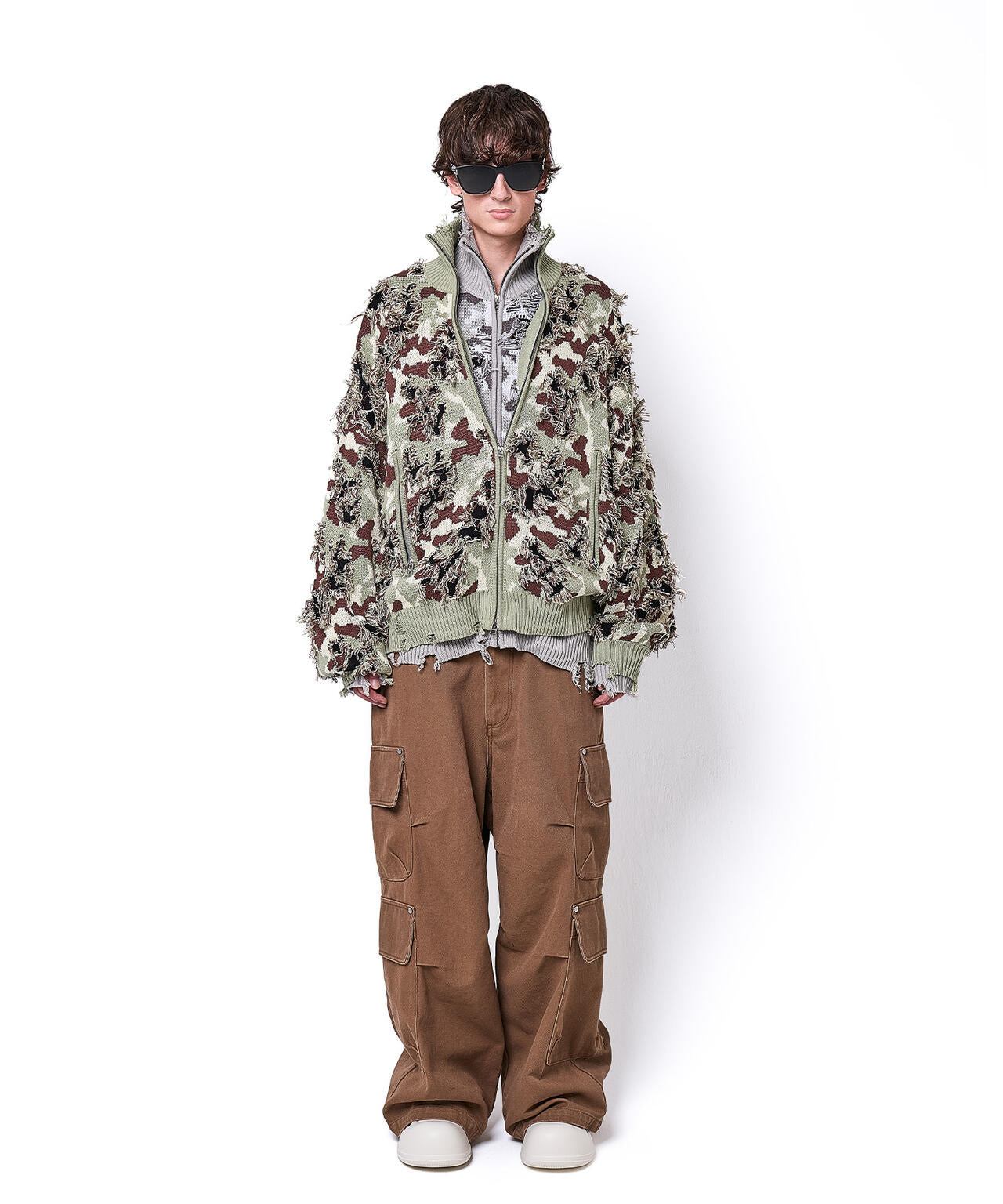 DankeSchon/ダンケシェーン/CAMO KNIT DRIVERS | L.H.P