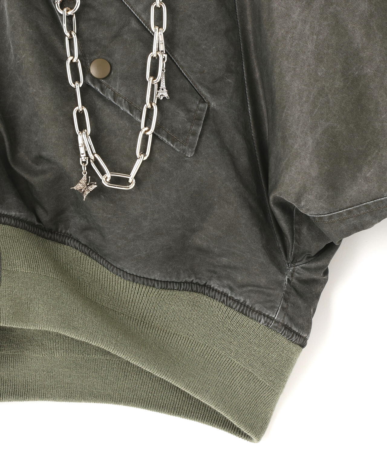 Doublet Key Chain Bomber Jacket Sサイズ doublet/ダブレット/KEY CHAIN DECORATED BOMBER JACKET | L.H.P