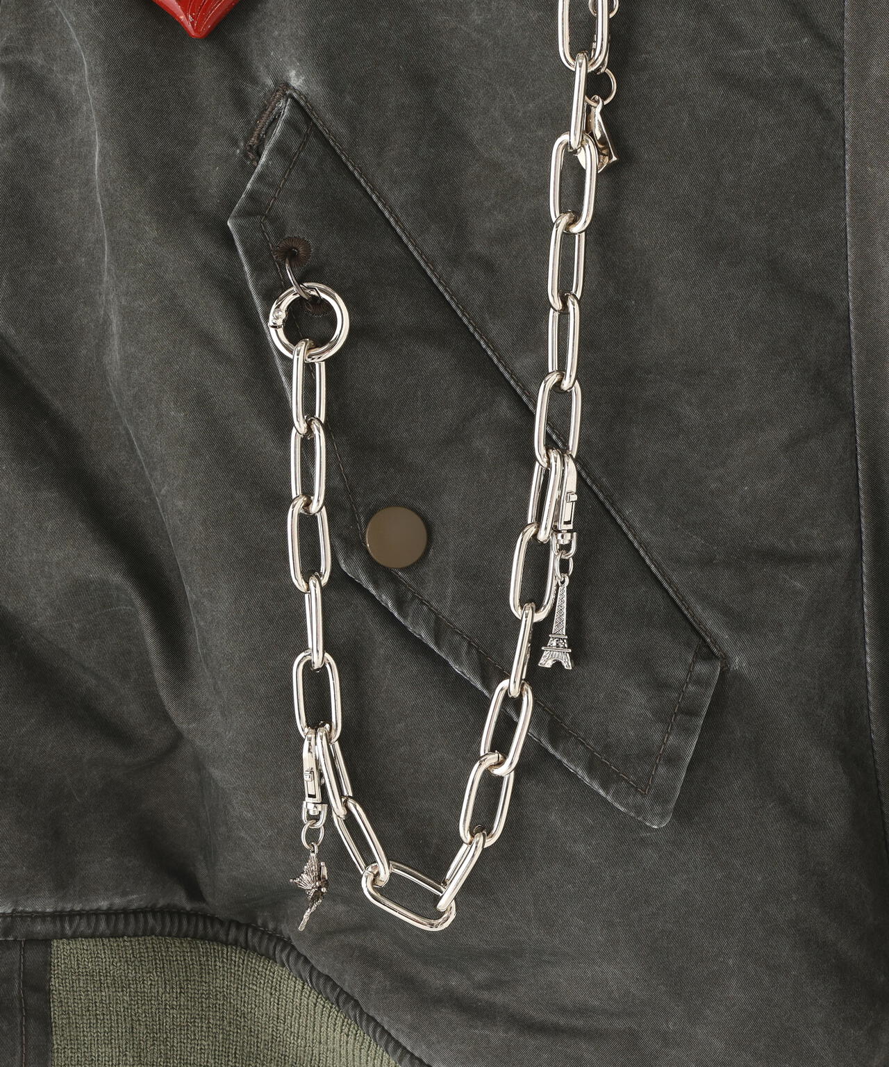 doublet/ダブレット/KEY CHAIN DECORATED BOMBER JACKET | L.H.P