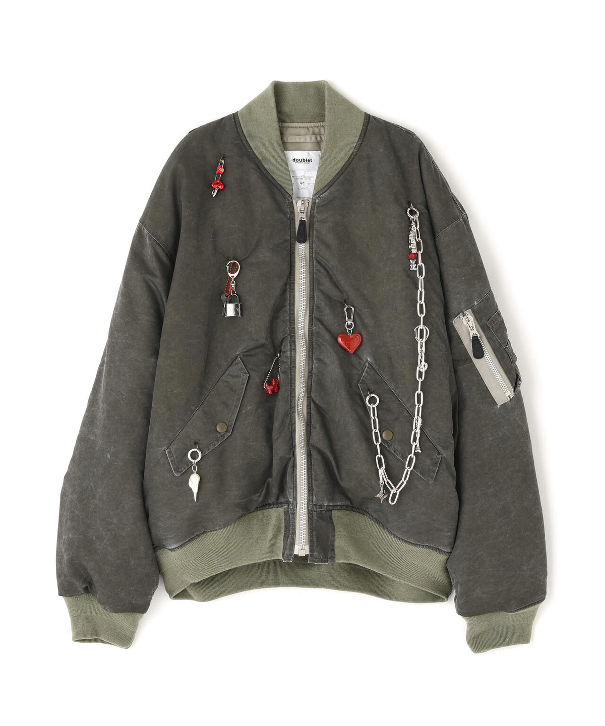 doublet/ダブレット/KEY CHAIN DECORATED BOMBER JACKET | L.H.P 