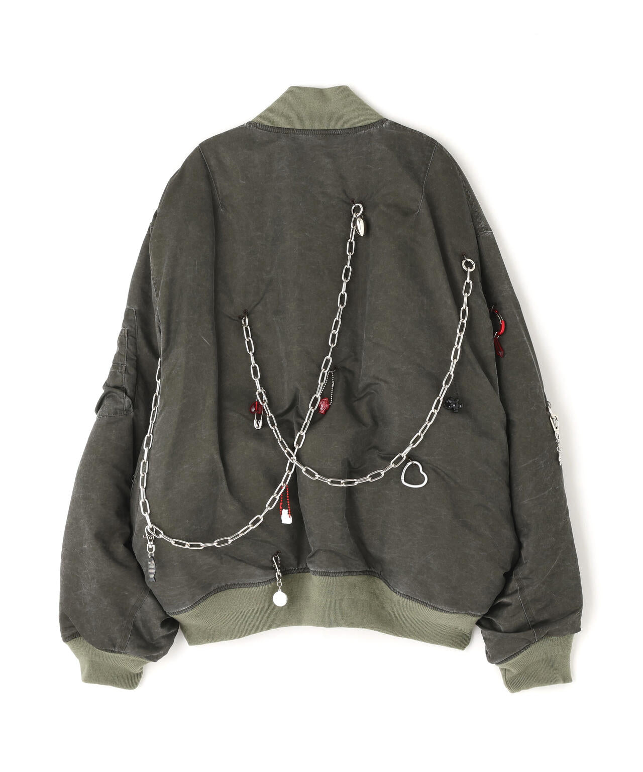 ジャケット・アウター lautshi double bomber jacket doublet/ダブレット/KEY CHAIN DECORATED BOMBER JACKET | L.H.P