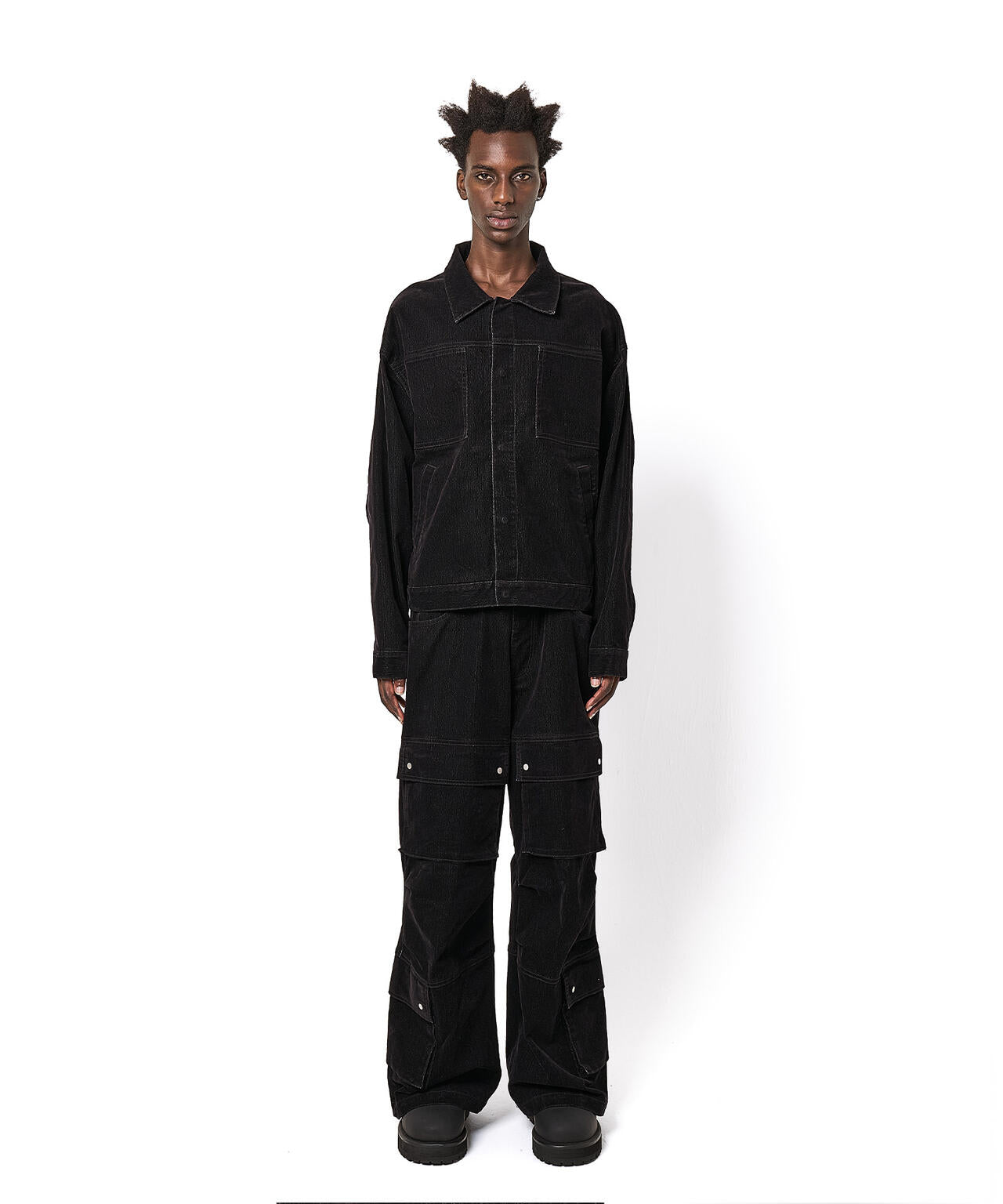 DankeSchon/ダンケシェーン/FLOCKY DENIM SHORT JACKET | L.H.P