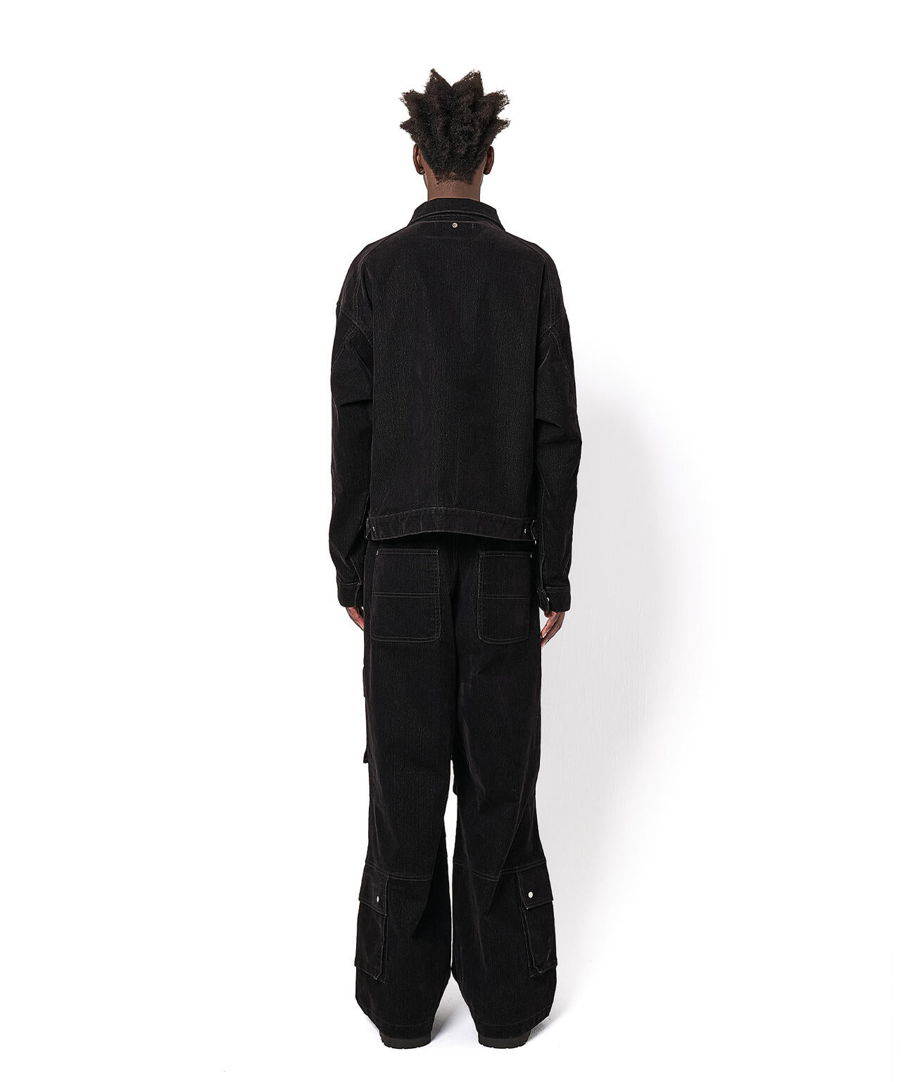 DankeSchon/ダンケシェーン/FLOCKY DENIM SHORT JACKET