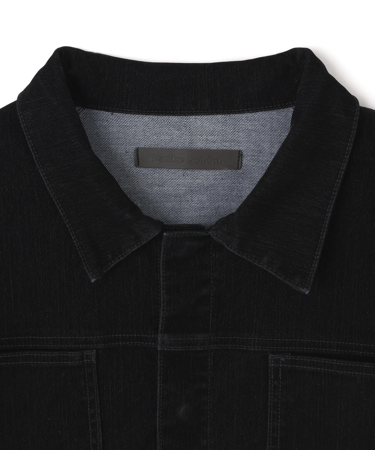 DankeSchon/ダンケシェーン/FLOCKY DENIM SHORT JACKET