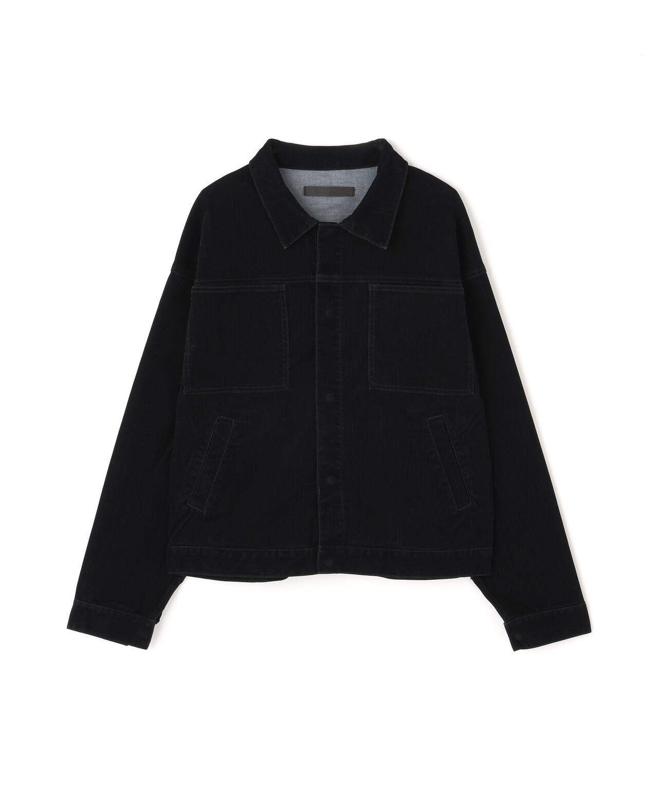 DankeSchon/ダンケシェーン/FLOCKY DENIM SHORT JACKET | L.H.P