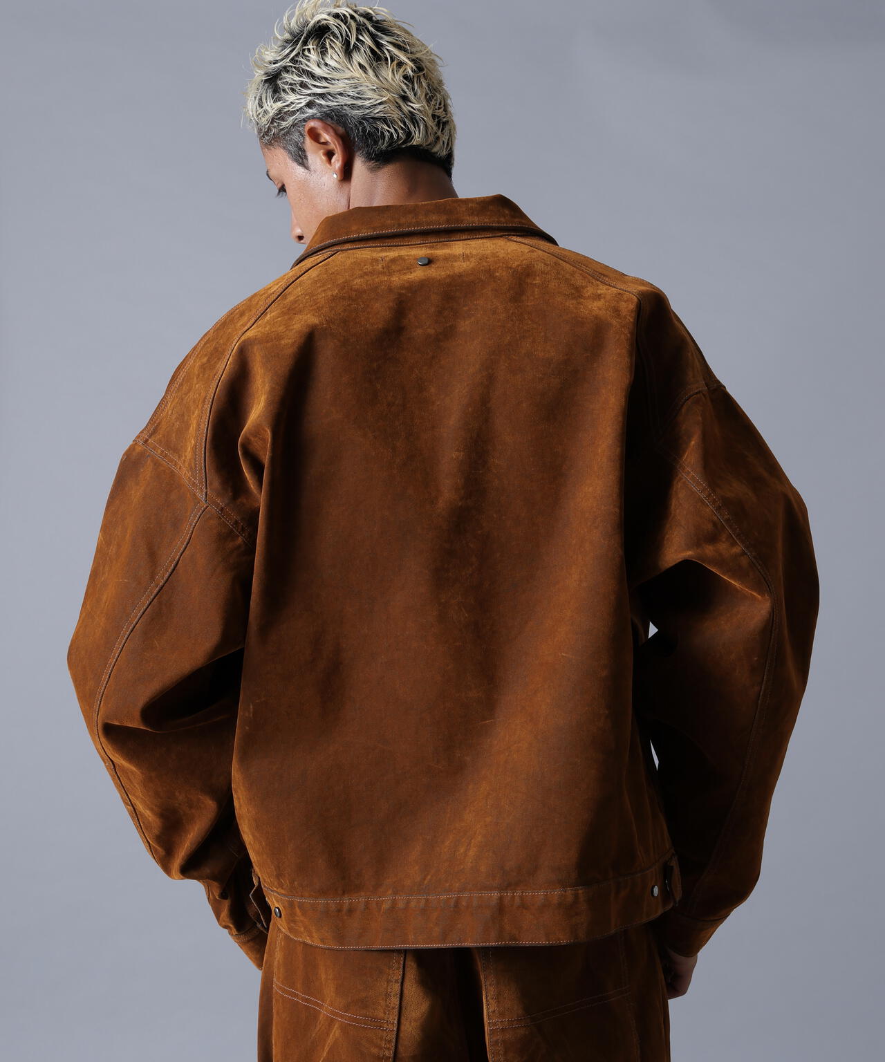 DankeSchon/ダンケシェーン/FLOCKY DENIM SHORT JACKET