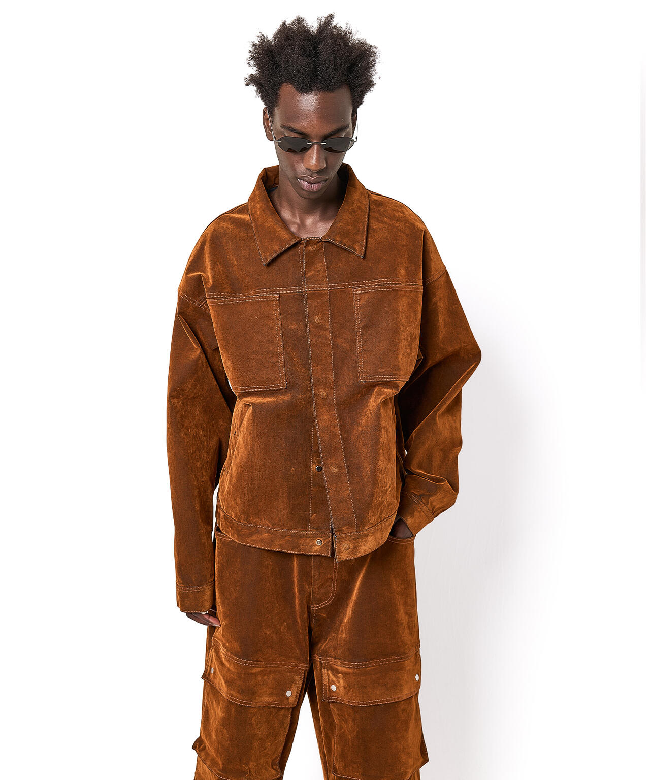 DankeSchon/ダンケシェーン/FLOCKY DENIM SHORT JACKET | L.H.P