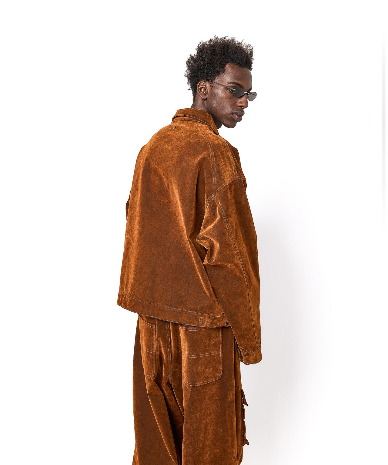 DankeSchon/ダンケシェーン/FLOCKY DENIM SHORT JACKET | L.H.P