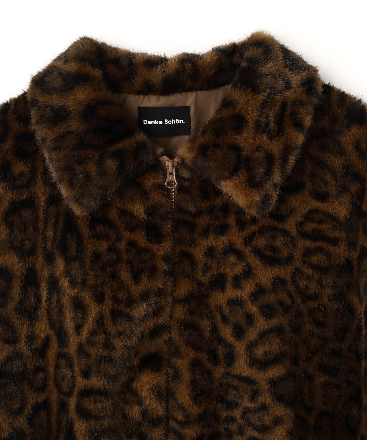 WEB&DEPOT限定】DankeSchon/ダンケシェーン/LEOPARD FUR JACKET