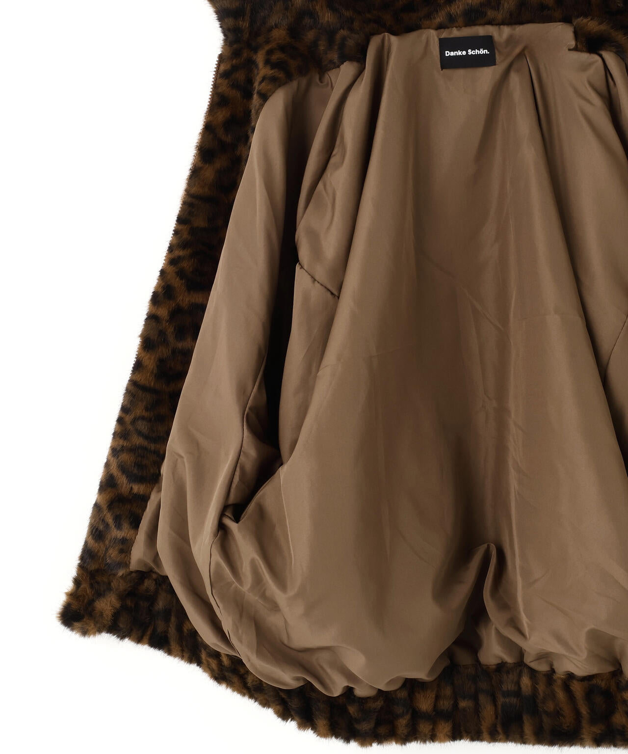 【WEB&DEPOT限定】DankeSchon/ダンケシェーン/LEOPARD FUR JACKET