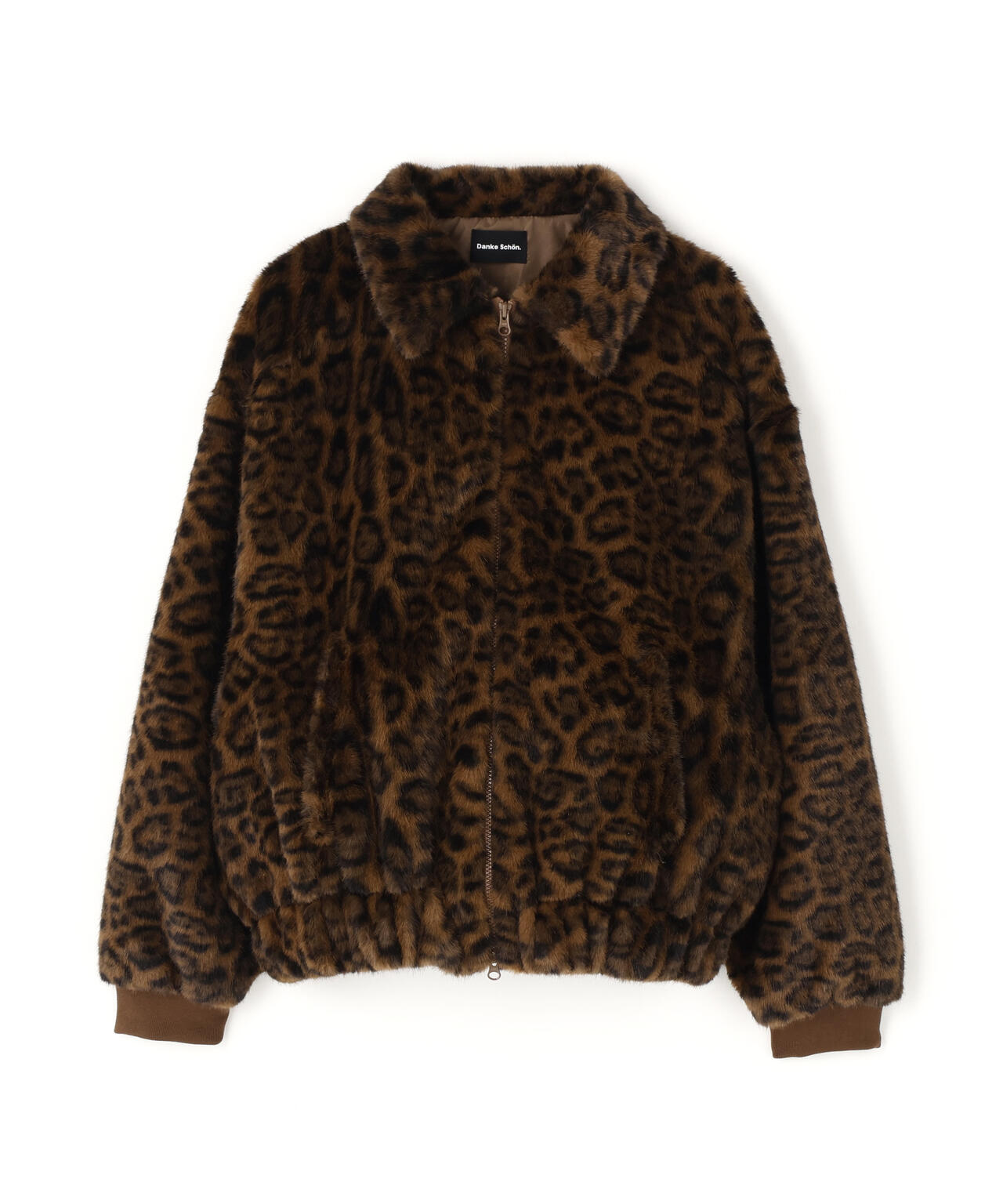 ジャケット・アウター Wild party 00s fur long coat leopard WEB&DEPOT限定】DankeSchon/ダンケシェーン/LEOPARD FUR JACKET