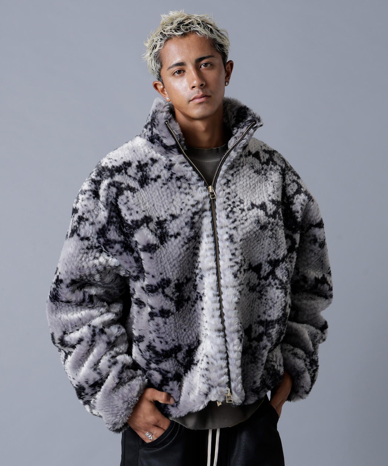 DankeSchon/ダンケシェーン/ECO FUR STAND BLOUSON PISON