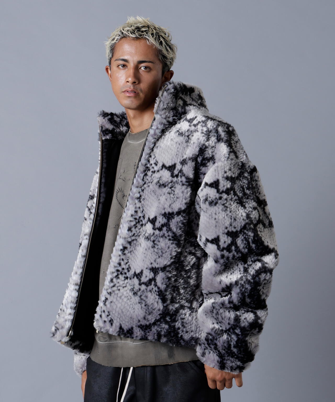 DankeSchon/ダンケシェーン/ECO FUR STAND BLOUSON PISON