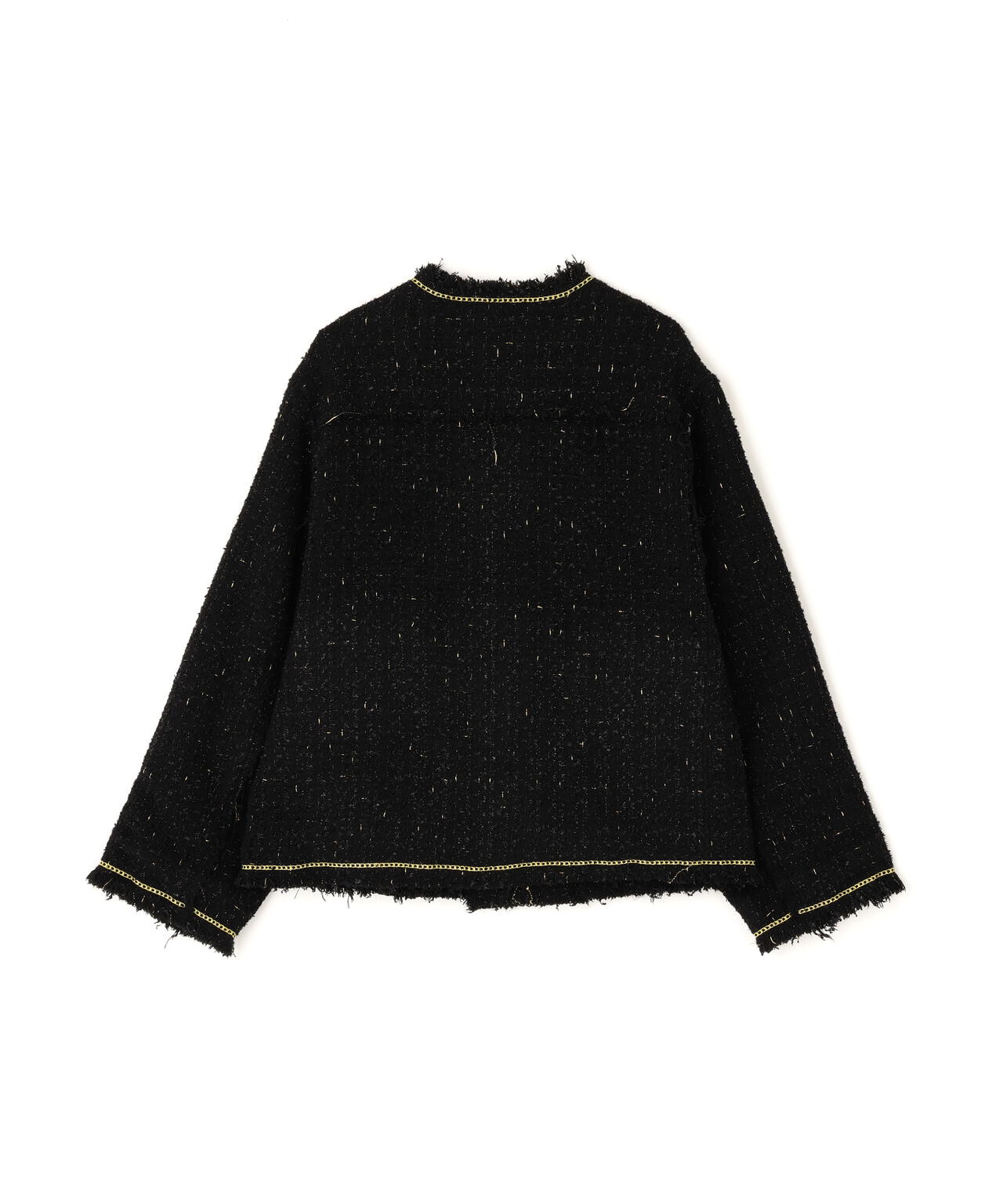 DankeSchon/ダンケシェーン/CHAIN EMBROIDERY TWEED JACKET | L.H.P