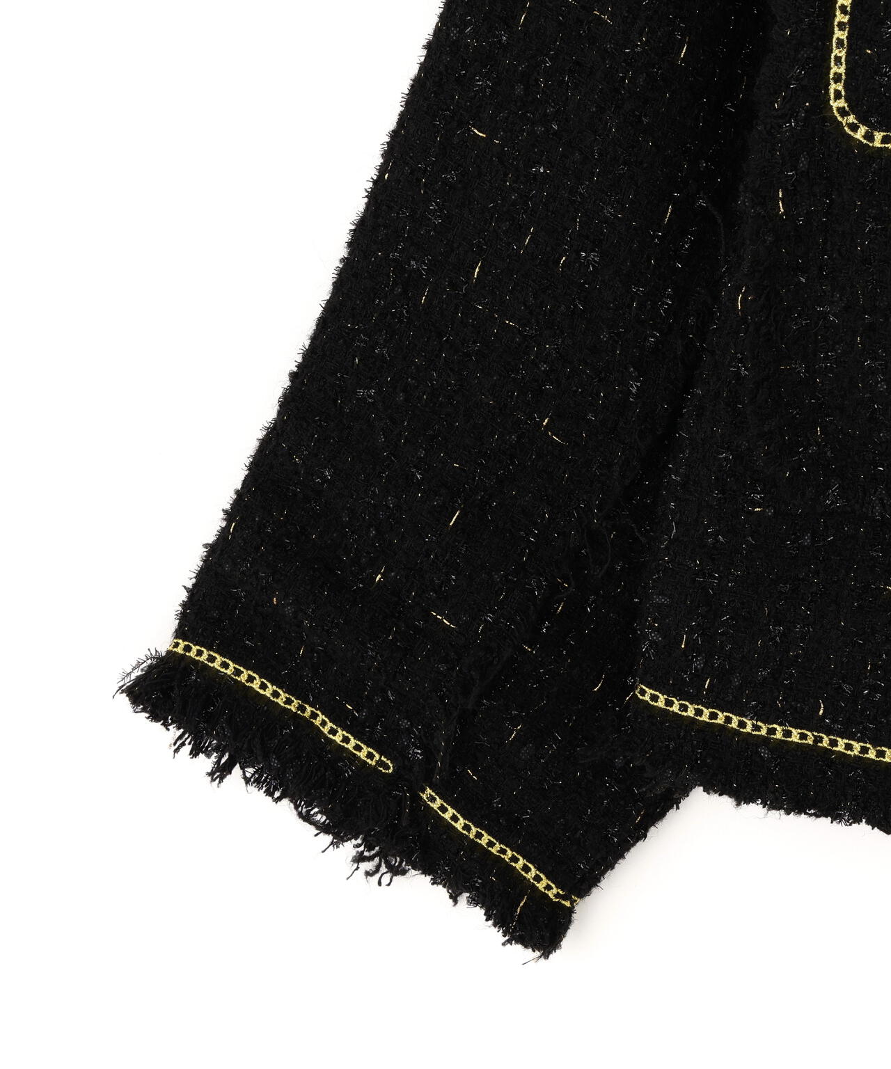 DankeSchon/ダンケシェーン/CHAIN EMBROIDERY TWEED JACKET | L.H.P