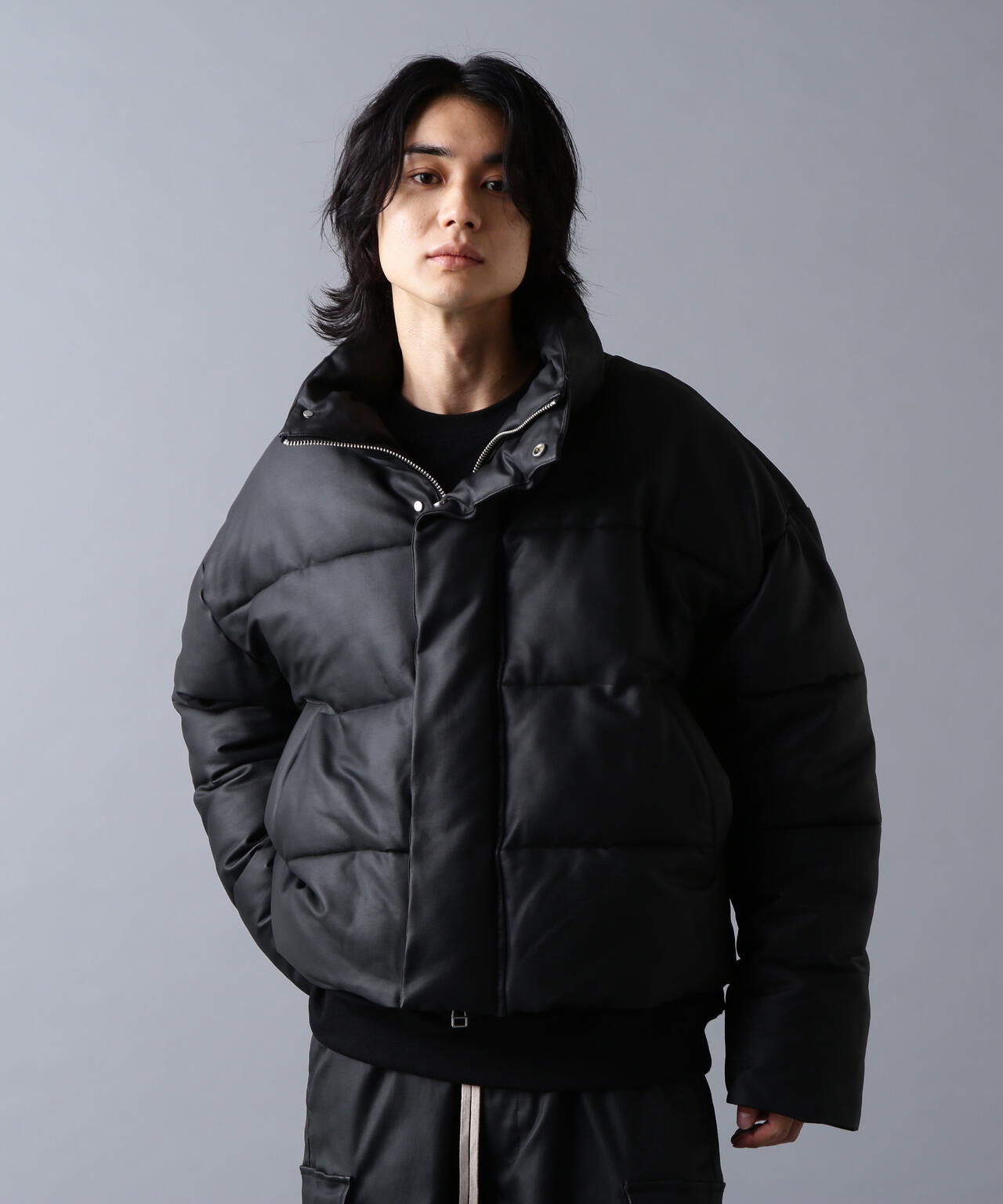 ダンケシェーン DankeSchon/ダンケシェーン/PREMIUM TC BLACK ZIP POCKET PANTS