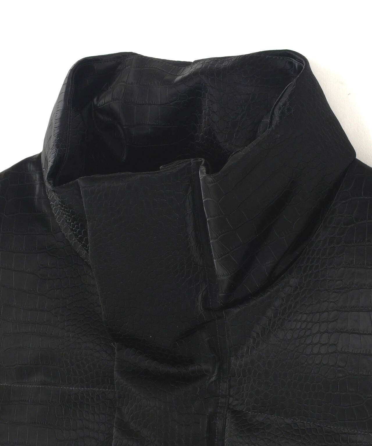 DankeSchon/ダンケシェーン/PU SHORT BLOUSON CROCODILE