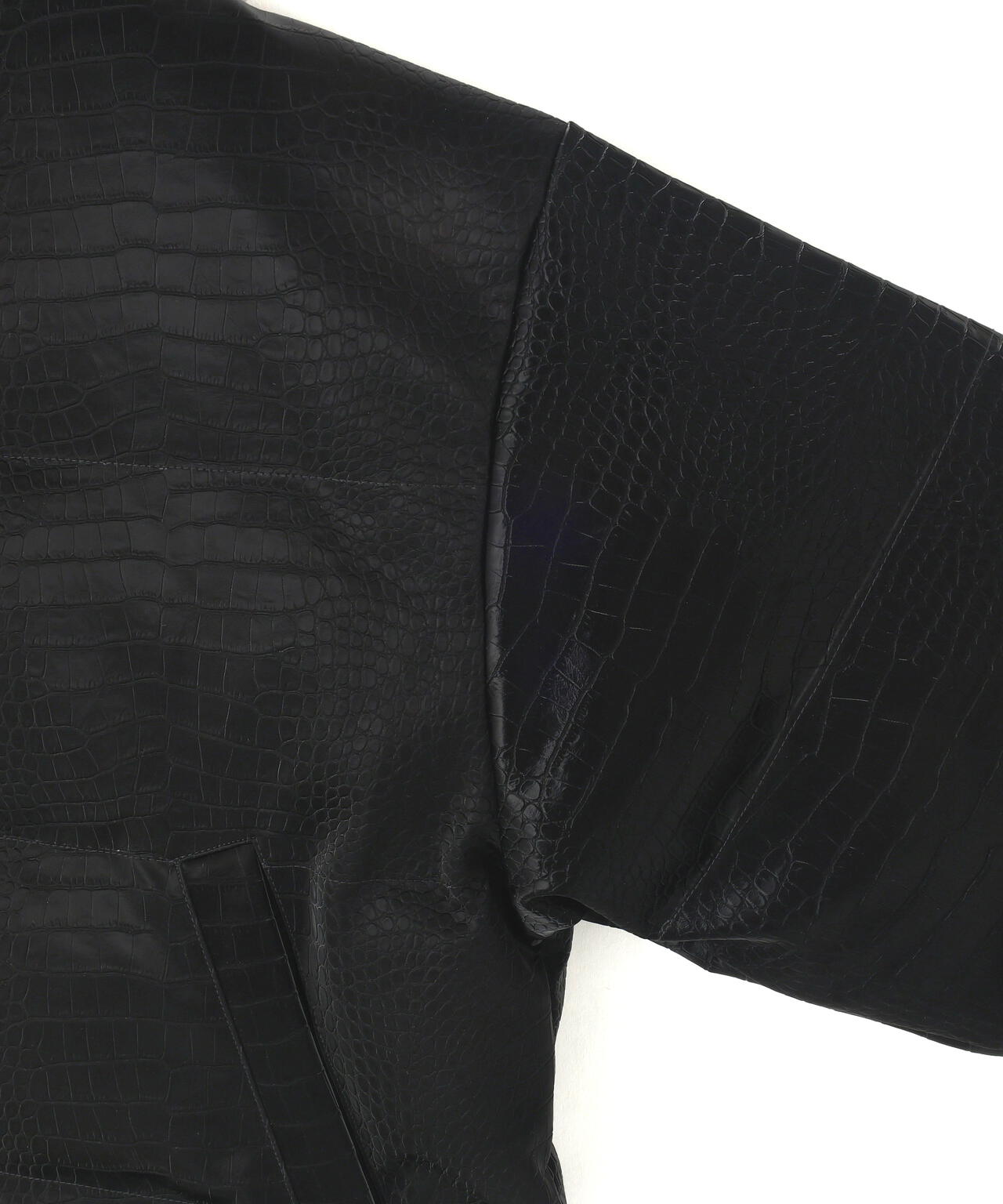 DankeSchon/ダンケシェーン/PU SHORT BLOUSON CROCODILE