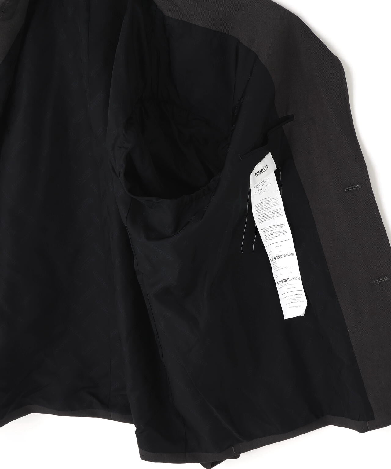 【新品タグ付】Laubeblanc DoubleKnitPeplumJacket doublet/ダブレット/BOUNCE FUSION DRIVERS KNIT | L.H.P