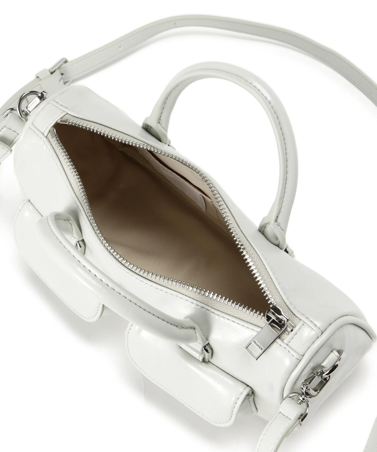 STAND OIL ホワイト ハンドバッグ STAND OIL/スタンドオイル/CHUBBY HALF BAG | L.H.P（エルエイチピー