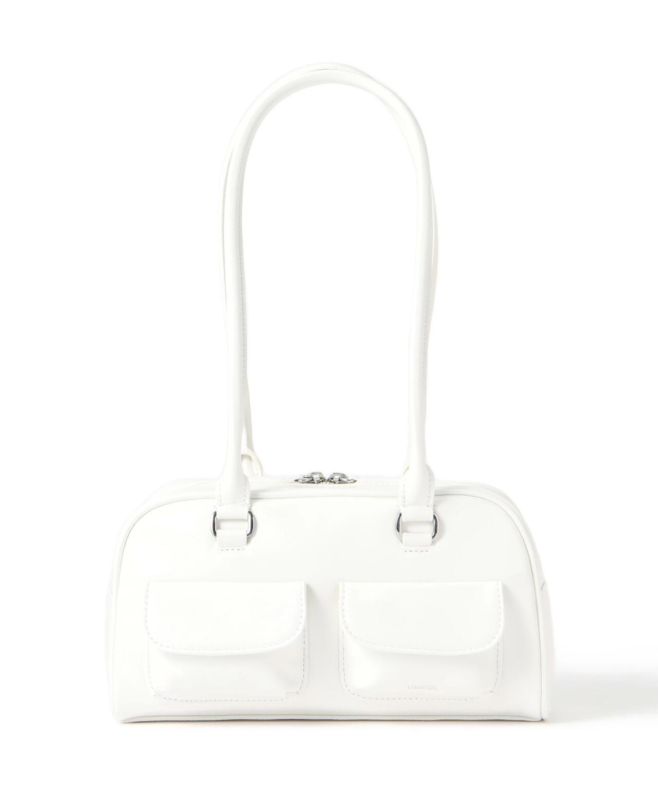 STAND OIL ホワイト ハンドバッグ STAND OIL/スタンドオイル/CHUBBY BAG | L.H.P（エルエイチピー