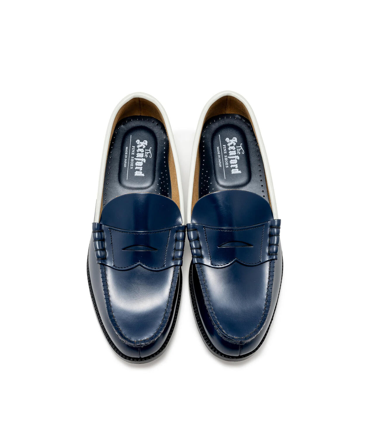 ✨未使用✨ KENFORD ケンフォード ローファー【27cm】ネイビー The Kenford Fineshoes/ケンフォードファインシューズ/COIN LOAFERS 靴