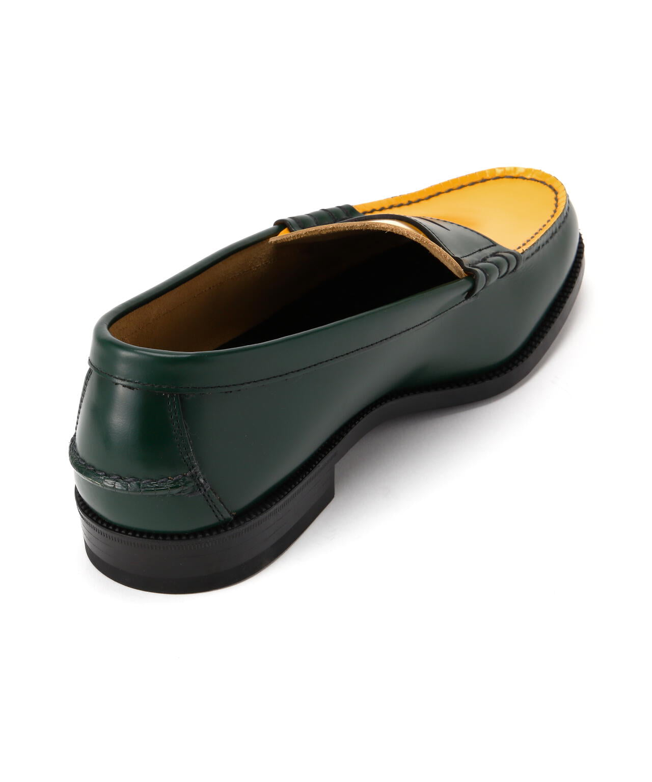 The Kenford Fineshoes/ケンフォードファインシューズ/COIN LOAFERS GREEN×YELLOW