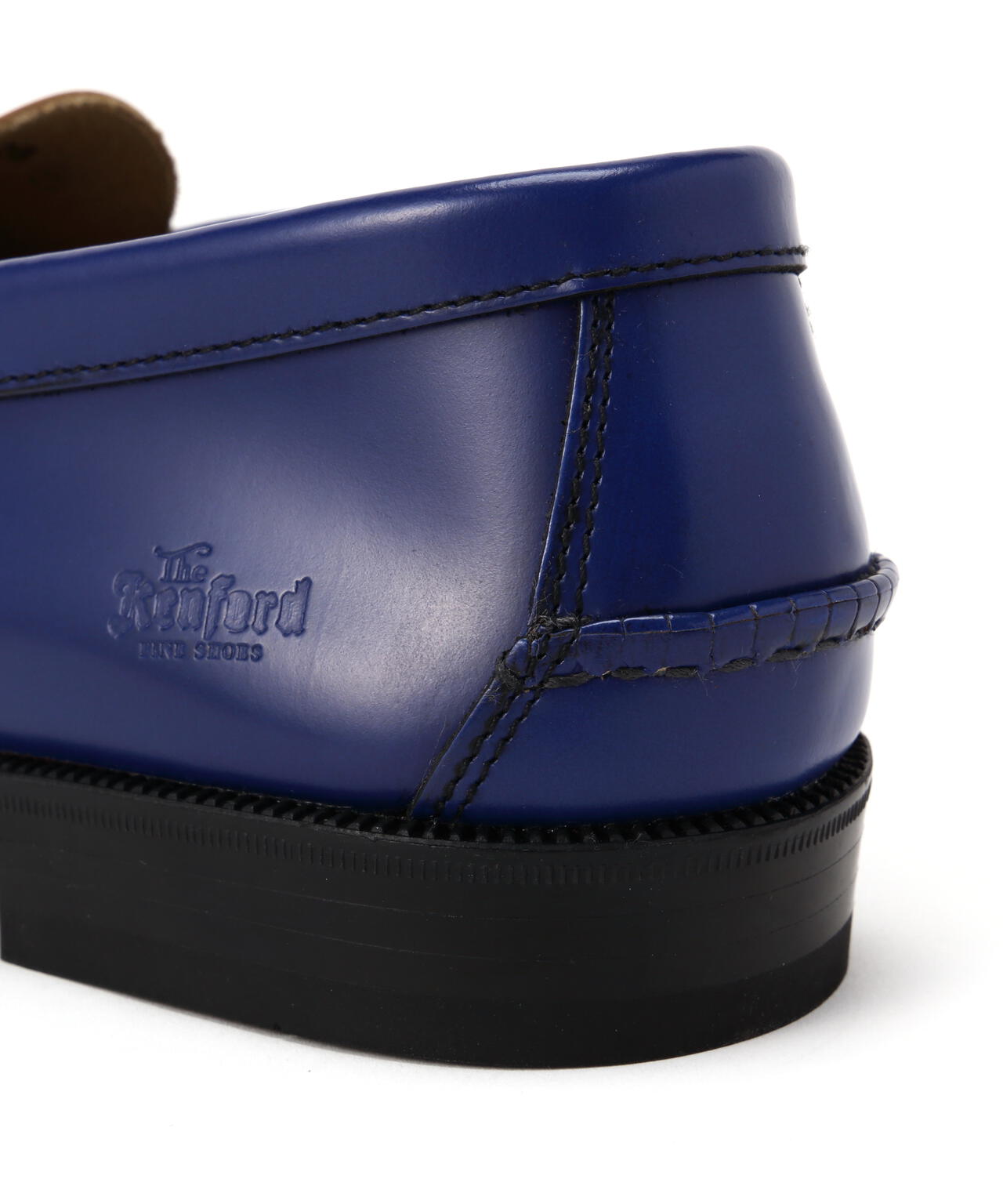 The Kenford Fineshoes/ケンフォードファインシューズ/COIN LOAFERS BLUE×ORANGE