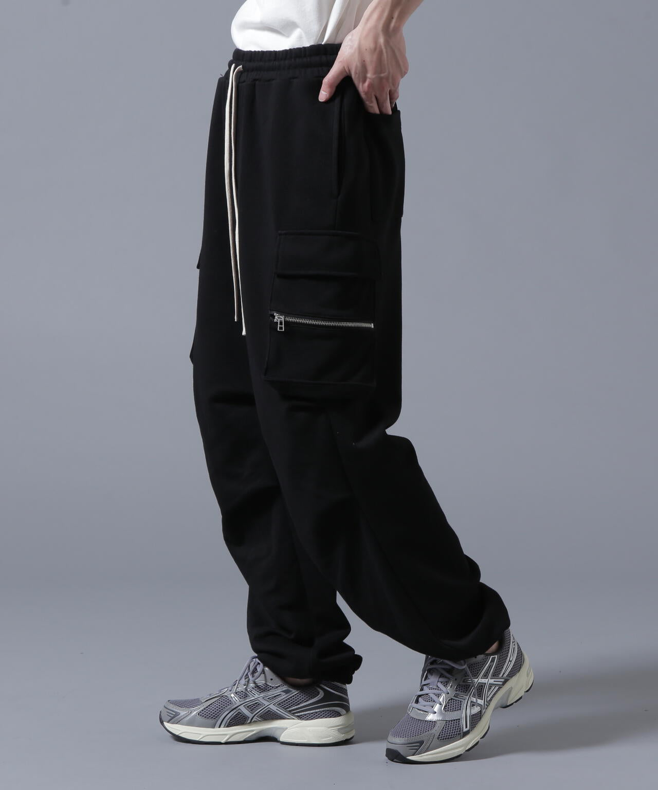 WEB&DEPOT限定】DankeSchon/ダンケシェーン/SWEAT W-POCKET CARGO