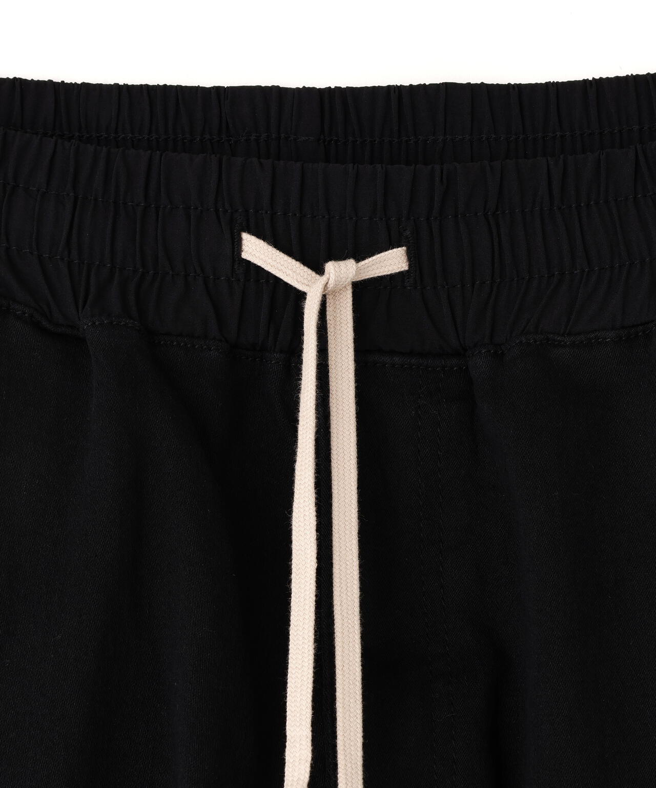 DankeSchon/ダンケシェーン/PREMIUM SUPER STRETCH TC BLACK FLAP ZIP CARGO PANTS