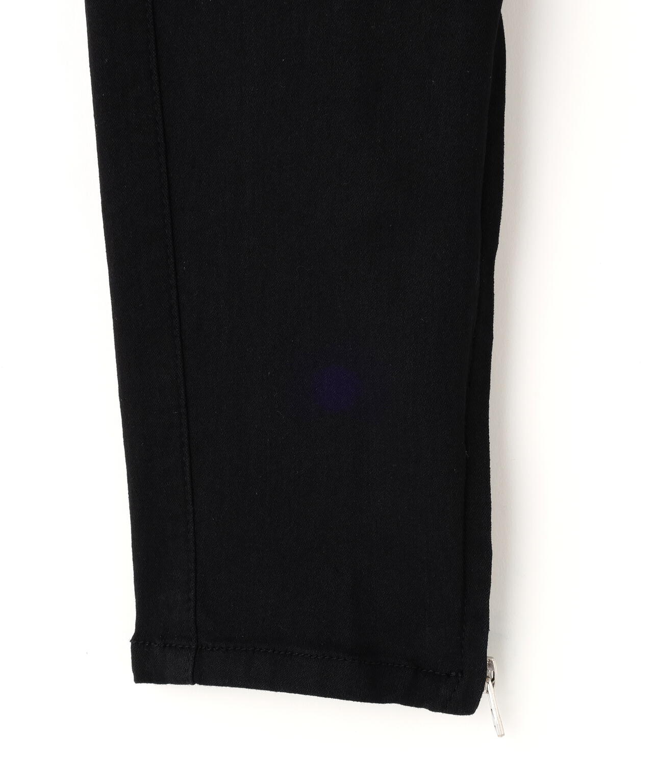 DankeSchon/ダンケシェーン/PREMIUM SUPER STRETCH TC BLACK FLAP ZIP CARGO PANTS