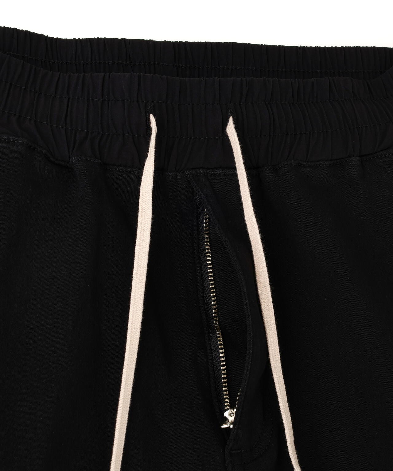 DankeSchon/ダンケシェーン/PREMIUM SUPER STRETCH TC BLACK FLAP ZIP CARGO PANTS