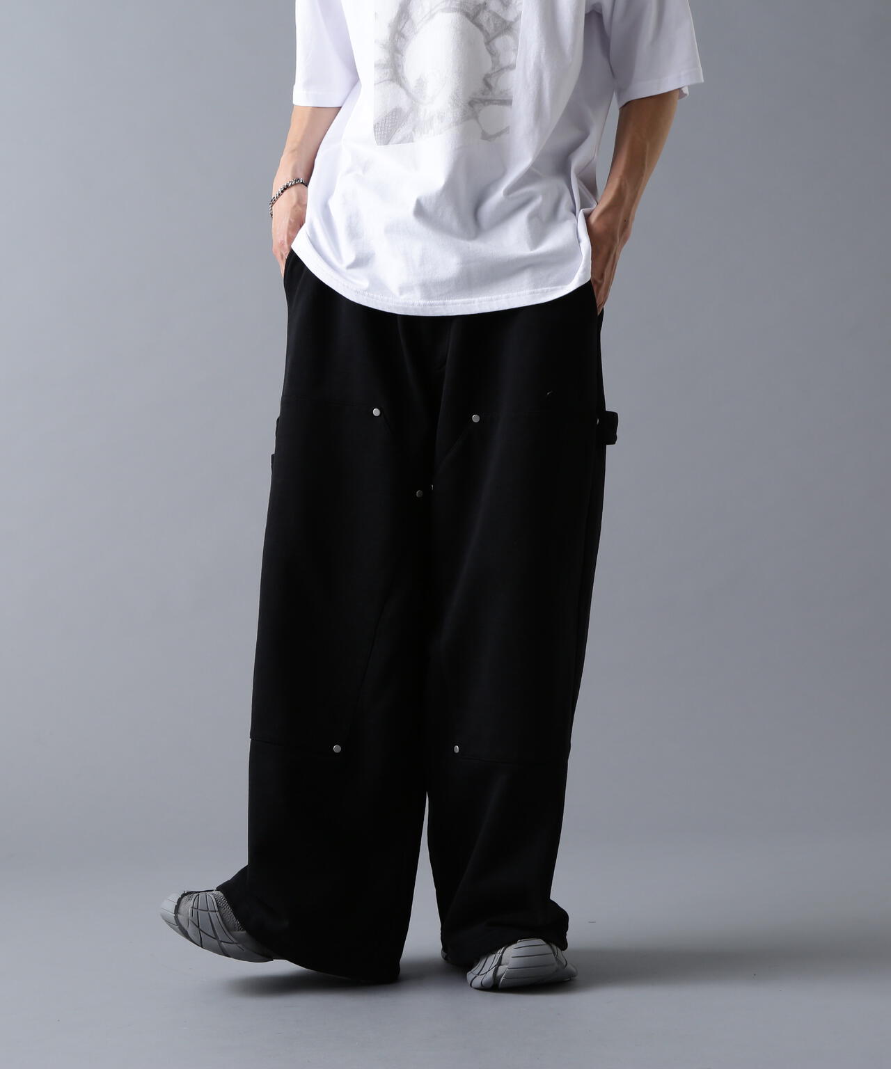 DankeSchon/ダンケシェーン/480HW SWEAT W-KNEE PAINTER PANTS