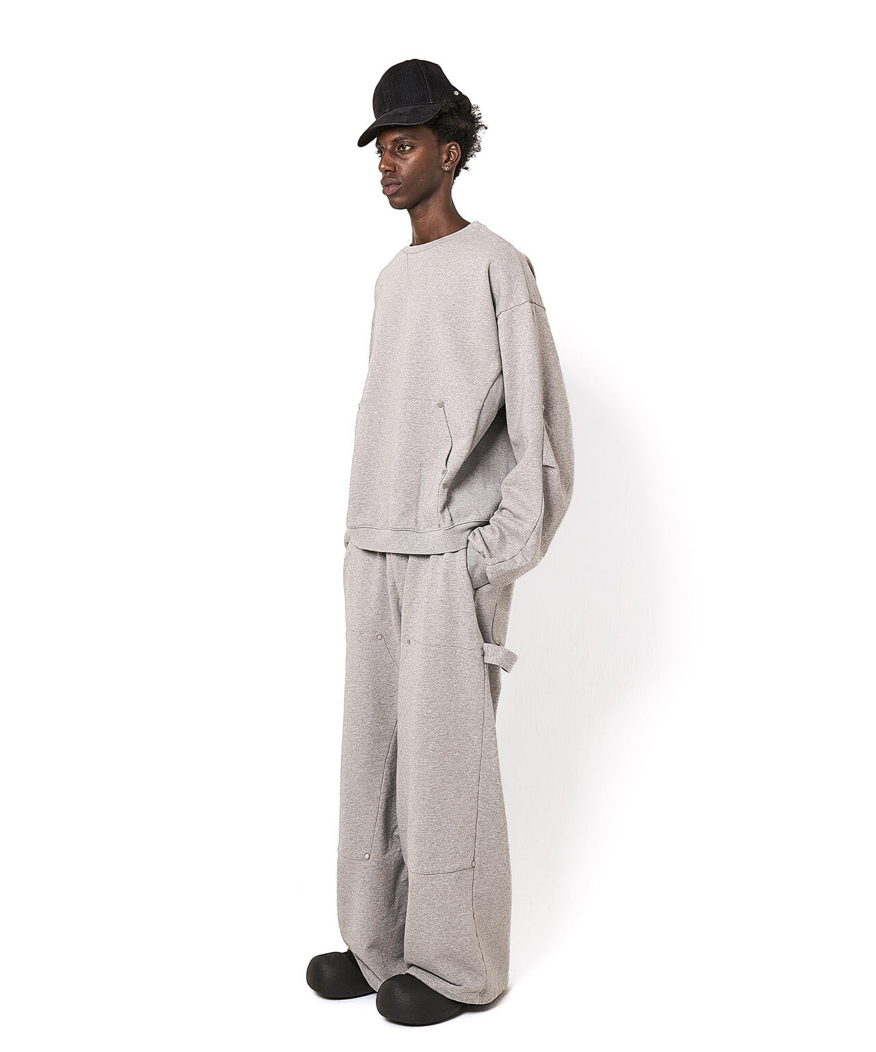 DankeSchon/ダンケシェーン/480HW SWEAT W-KNEE PAINTER PANTS
