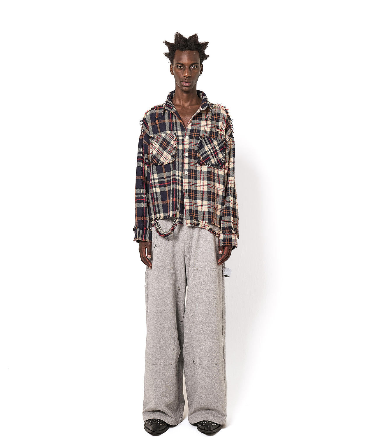 DankeSchon/ダンケシェーン/480HW SWEAT W-KNEE PAINTER PANTS